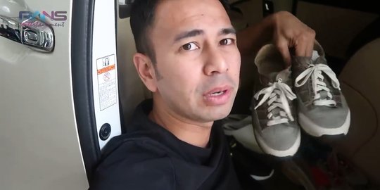 Kocak! Raffi Ahmad Pamer Sepatu Seharga Rp100 Juta, Warganet: Dari Kulit Dinosaurus