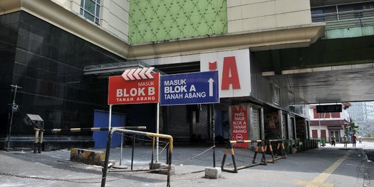 Besok, Aktivitas di Pasar Tanah Abang Diharapkan Normal Kembali