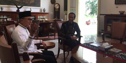 Bertemu Jokowi, Zulkifli Hasan Tegaskan Tak Bahas Koalisi