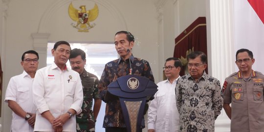 Jokowi Berikan Keterangan Terkait Aksi 22 Mei