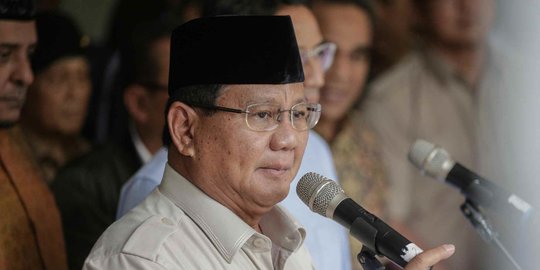 Prabowo Jenguk Korban Luka Aksi Demo 22 Mei di Rumah Aspirasi Menteng