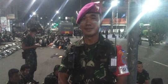 Cerita Pasukan Marinir Bubarkan Pendemo di Slipi Tanpa Kekerasan