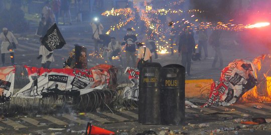 20 Anggota Polri Terluka Saat Amankan Demo 21-22 Mei di Sejumlah Daerah