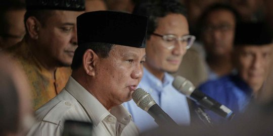 Prabowo: Terkadang Dalam Perjuangan Kita Harus Mundur 