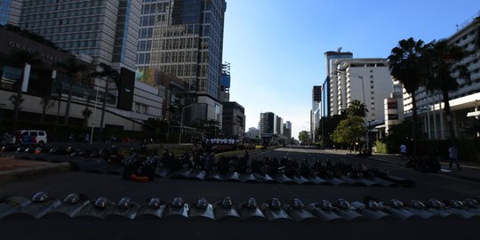 Pascarusuh 22 Mei, Jalan MH Thamrin Masih Ditutup