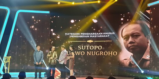 Sutopo Purwo Nugroho Raih Penghargaan Liputan6 Awards 2019
