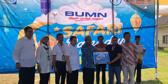 Safari Ramadan, PT PP Sebar Sembako Murah di Pangandaran dan Yogyakarta