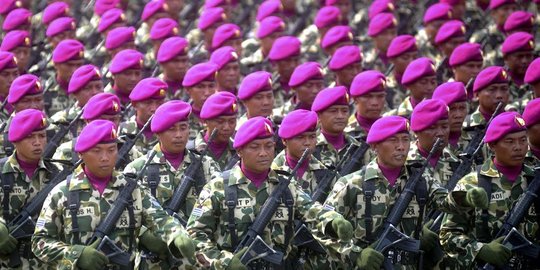 Mengenal Warna Baret Satuan TNI Bertugas Amankan Aksi di Jakarta