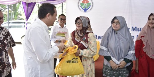 Kemendes Gandeng Bank Mandiri Gelar Pasar Murah di Desa Bengle