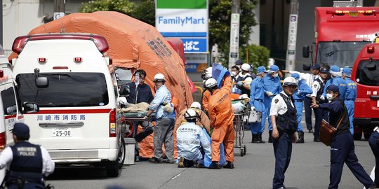 Penusukan Massal di Jepang, 19 Orang Terluka