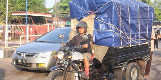 Tren Baru Mudik dengan Motor Niaga, Biaya Irit dan Nyaman Bawa Keluarga