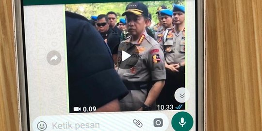 Polisi Tangkap Pemotong Video Inspeksi Kapolri 'Boleh Tembak Masyarakat'