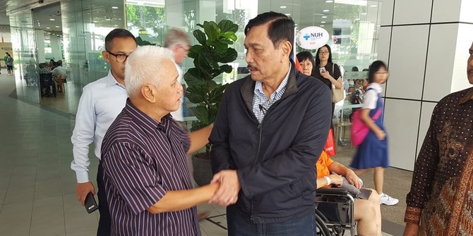 Cerita Luhut Panjaitan Jenguk Ani Yudhoyono di Singapura