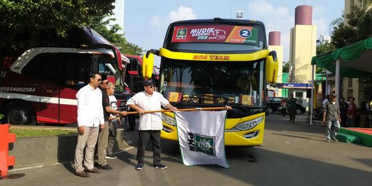 PKB Berangkatkan 600 Peserta Mudik Gratis ke Kampung Halaman