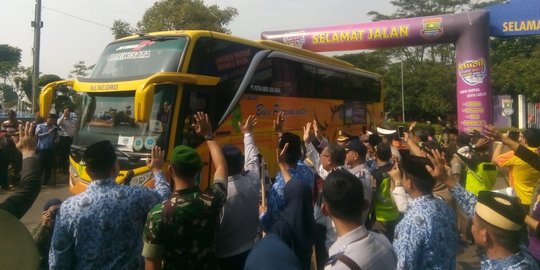 Bupati Tangerang Lepas 4.700 Peserta Mudik Gratis