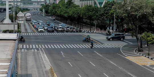 Mendekati Lebaran, Jalanan Jakarta Mulai Lengang