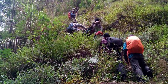 BPBD Jepara Evakuasi Petapa di Puncak 29 Pegunungan Muria