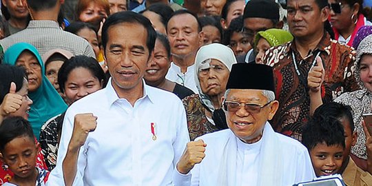 Ma'ruf Amin Akan Temui Jokowi di Istana Usai Salat Id