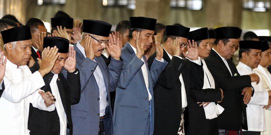Presiden Jokowi Laksanakan Salat Idul Fitri di Masjid Istiqlal