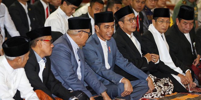 Open House, Penampilan Presiden Jokowi Kompak dengan Wapres JK