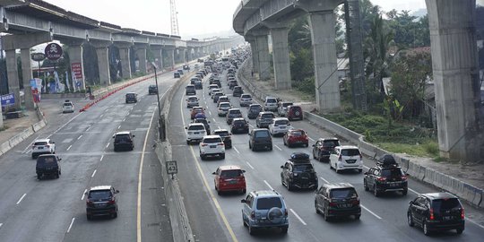 Puncak Arus Balik, Satu Arah di Tol Kalikangkung-Cikarang Diperpanjang