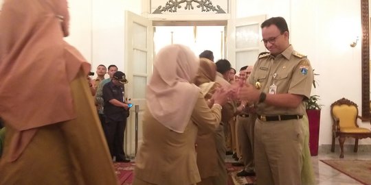 Hari Pertama Kerja, Anies Gelar Halal Bi Halal untuk PNS Pemprov DKI