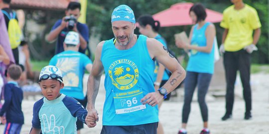 Wah, Tom & Jerry Menjuarai Fun Duo Challenge Bintan Triathlon