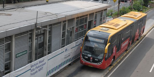 Selama Libur Lebaran, Pengguna Transjakarta Tembus 3,5 Juta