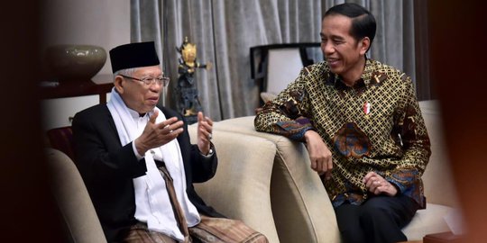 Jokowi akan Berbagi Tugas dengan Ma'ruf Amin secara Fleksibel