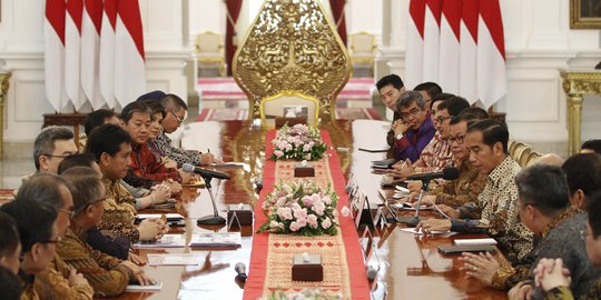 Presiden Jokowi Terima Pengurus Apindo di Istana