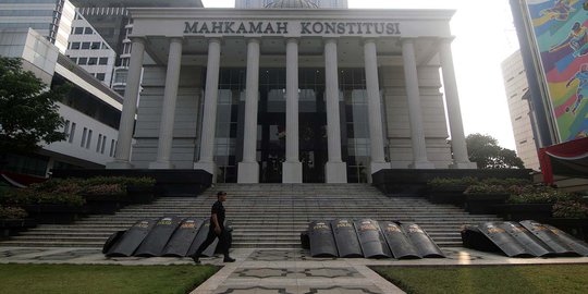 Kondisi Gedung MK Jelang Sidang Perselisihan Hasil Pilpres 2019