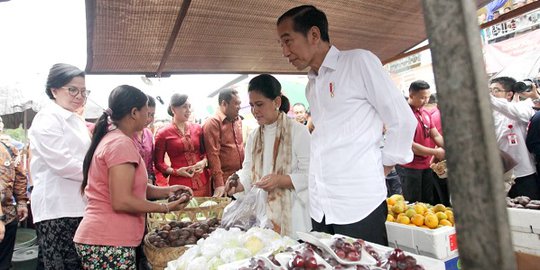 Jokowi Ingin Pasar Sukawati Jadi Pasar Modern