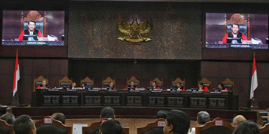 Suasana Sidang Perdana Sengketa Pilpres 2019 di MK