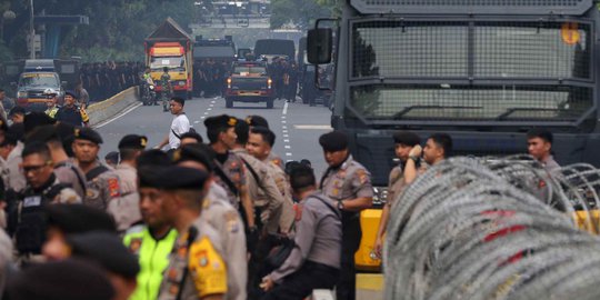 Polri Pastikan Jaga Sidang MK Tak Pakai Senpi dan Peluru Tajam