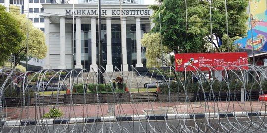 Sidang Sengketa Pemilu, Situasi di Luar Gedung MK Sepi