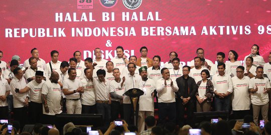 Jokowi Halal Bihalal Bersama Aktivis 98