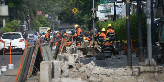 Memantau Revitalisasi Trotoar Cikini Raya Sepanjang 10 Km