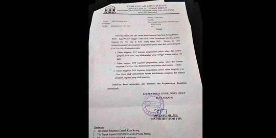 Anggaran Terbatas, Kegiatan Car Free Day di Serang Dihapus