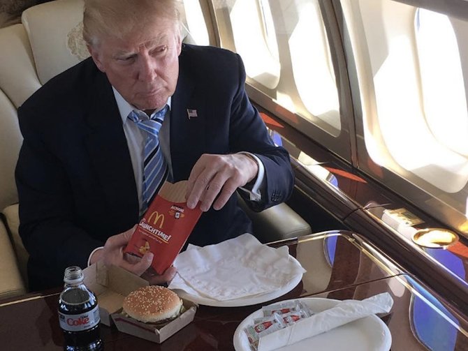 donald trump dan junk food