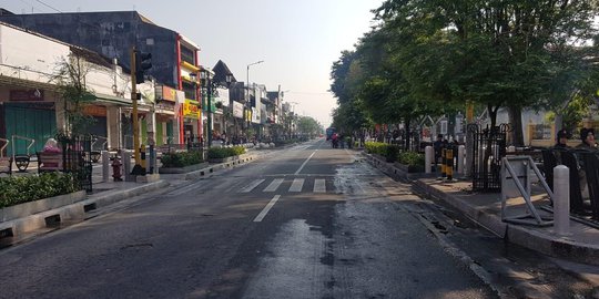 Suasana Malioboro Tanpa Kendaraan Bermotor