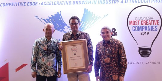 Wujudkan Sinergi Anak Usaha, Pupuk Indonesia Dianugerahi Most Creative Company 2019
