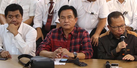 Caleg PBB Jadi Saksi Prabowo, Yusril Bilang 'Dia Cuma Numpang Nyaleg'