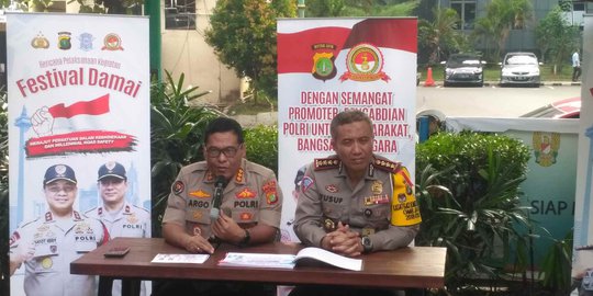 Gelar Festival Damai di Monas, Polri Sosialisasikan Disiplin Berlalu Lintas