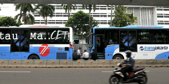 Transjakarta Beri Layanan Gratis di HUT Jakarta
