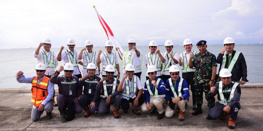 Komisioner PT PP Pantau Proyek Tanki Timbun Pulau Nipa, Selesai 2021