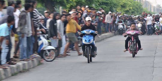 Kawasan GDC Depok Jadi Arena Balap Liar, Polisi Sita 9 Motor Bodong