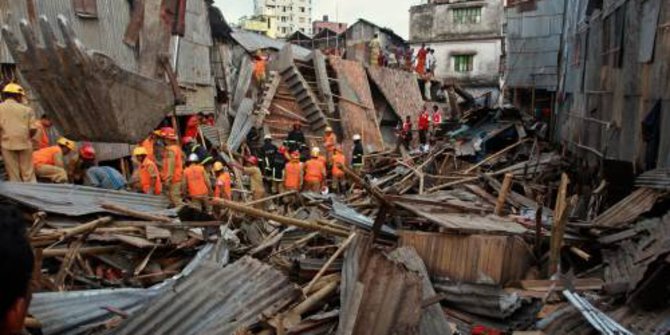 Belasan Orang Tewas Akibat Bangunan Ambruk di Kamboja