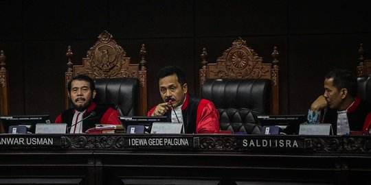 RPH Digelar Tertutup, 9 Hakim MK Godok Hasil Sidang Sengketa Pilpres Hari Ini