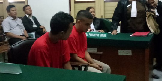 Dua Kurir 10,5 Kg Sabu Divonis Penjara Seumur Hidup