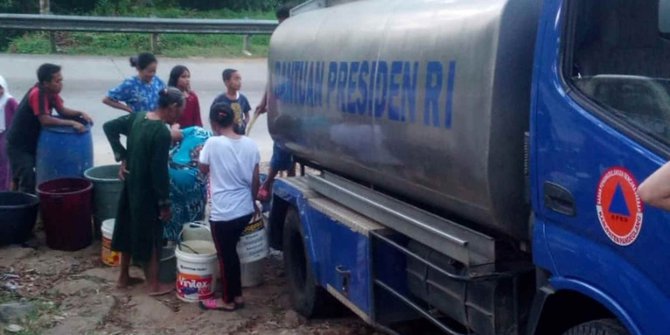 Sudah Dua Minggu 4 Kecamatan di Pandeglang Krisis Air Bersih